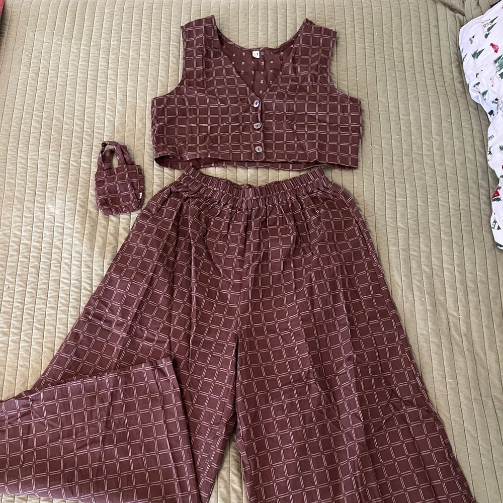 *SOLD* Fashion Brand Company vest and pants set